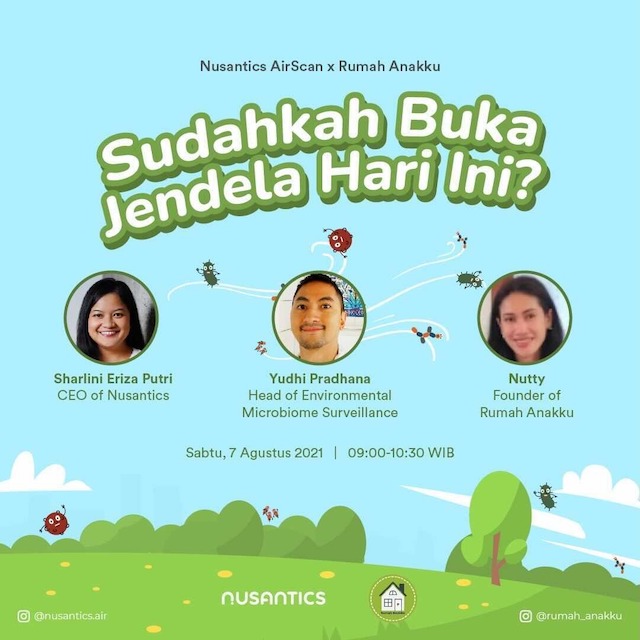 Rumah Anakku Pastikan Udara Bebas COVID-19 dengan Nusantics AirScan